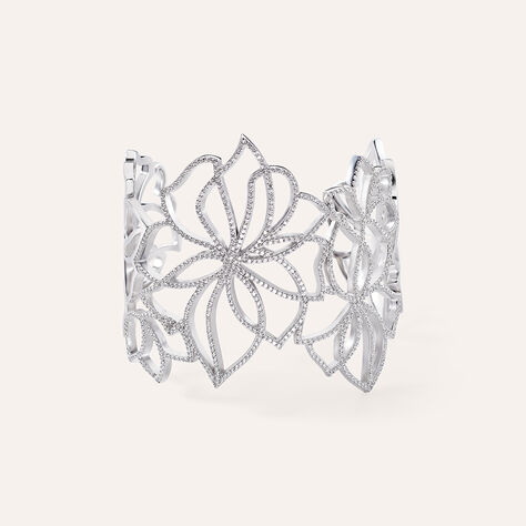 Bangle Silver Elegance Argento Rodiato Cubic Zirconia - Gioielli Donna | Stroili