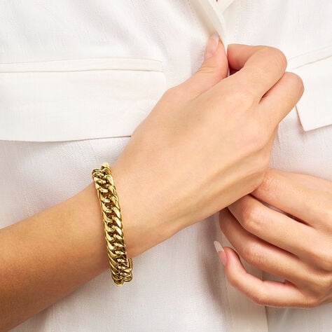 Bracciale Catena Lady Code Acciaio Dorato - Bracciali Donna | Stroili