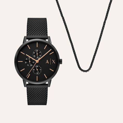 Set Orologio Al Quarzo Armani Exchange Ax7162set - Orologi a Maglia Milanese Uomo | Stroili