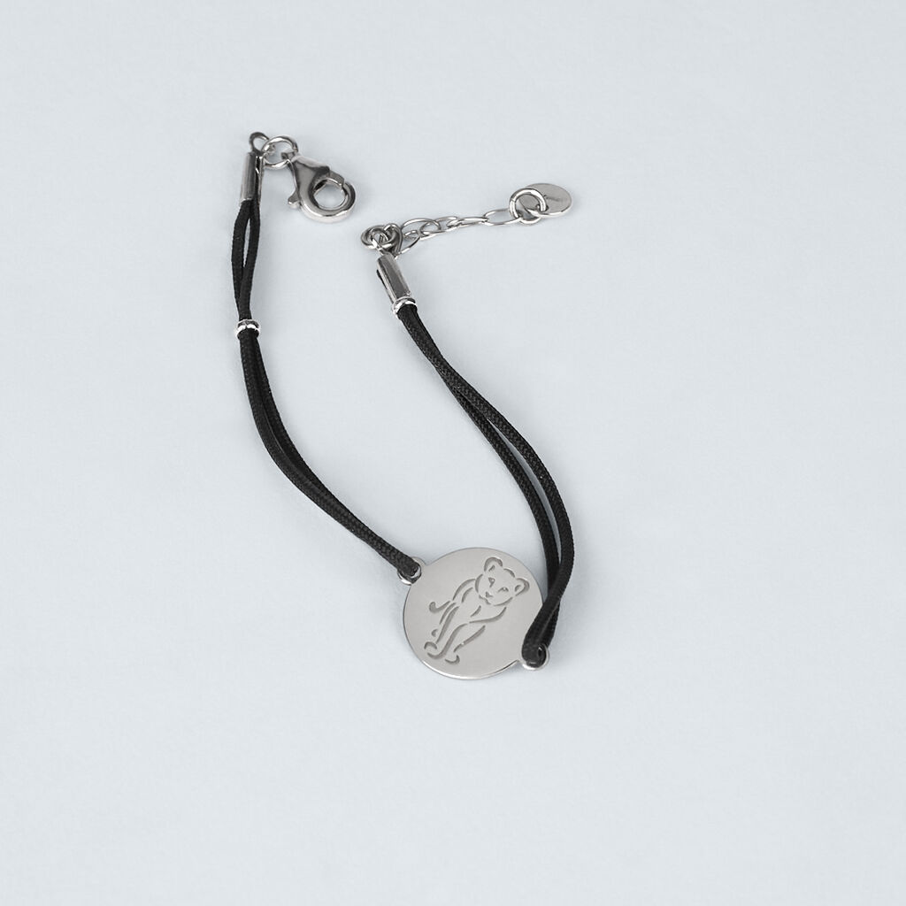 Bracciale Gentleman Argento Rodiato