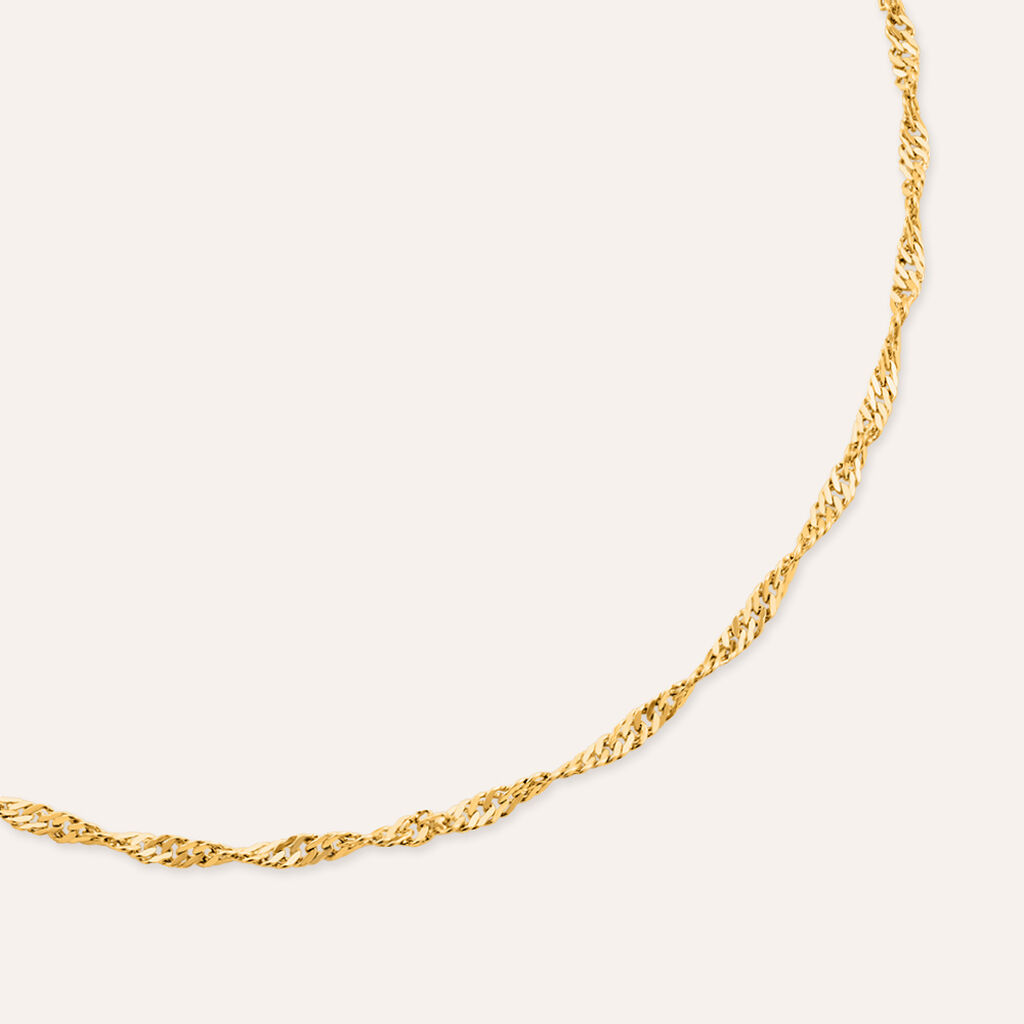 Bracciale Catena Radiance Acciaio Dorato