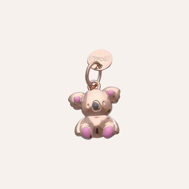 Pendente Love Beats Argento Rosa