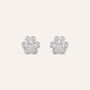 Orecchini Lobo Silver Moments Argento Rodiato Cubic Zirconia