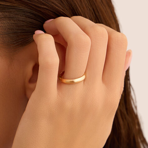 Fede Classica 3.4 mm Oro Giallo - Anelli con Incisione Unisex | Stroili