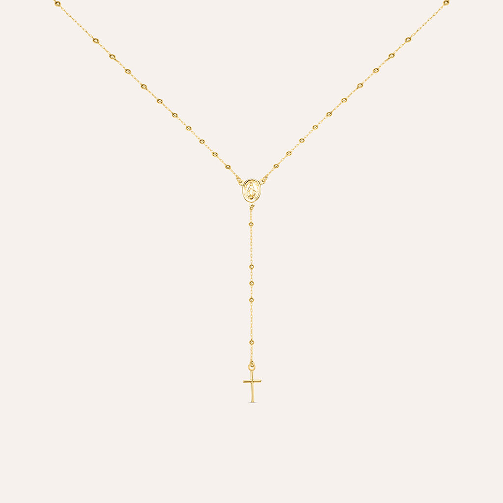 Collana Rosario Holy Oro Giallo - Collane Rosario Donna | Stroili