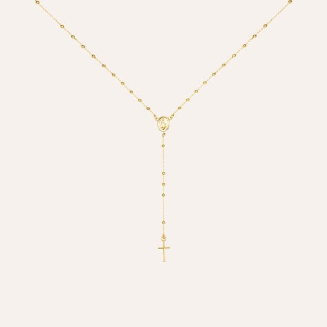 Collana Rosario Holy Oro Giallo - Collane Rosario Donna | Stroili