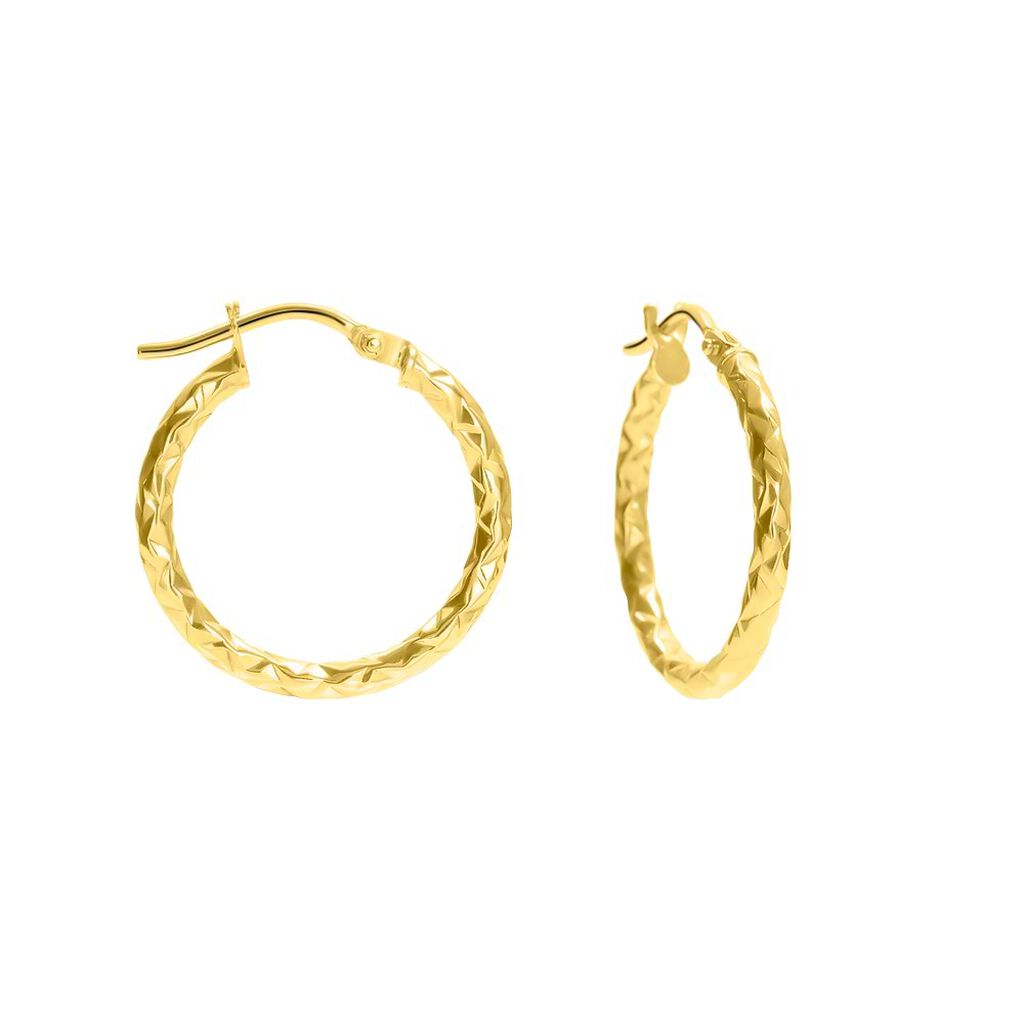 Orecchini A Cerchio Toujours Oro Giallo - Orecchini a Cerchio Donna | Stroili