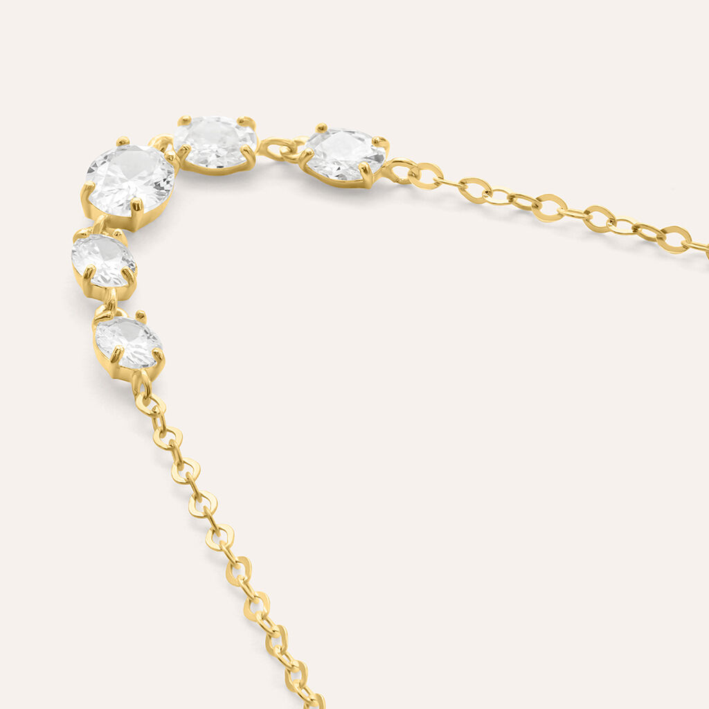 Bracciale Claire Oro Giallo Cubic Zirconia - Bracciali Amicizia Donna | Stroili