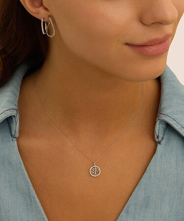 Collana Sophia Oro Bianco Diamante