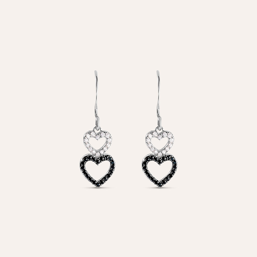 Orecchini Pendenti Silver Shine Argento Rodiato Cubic Zirconia