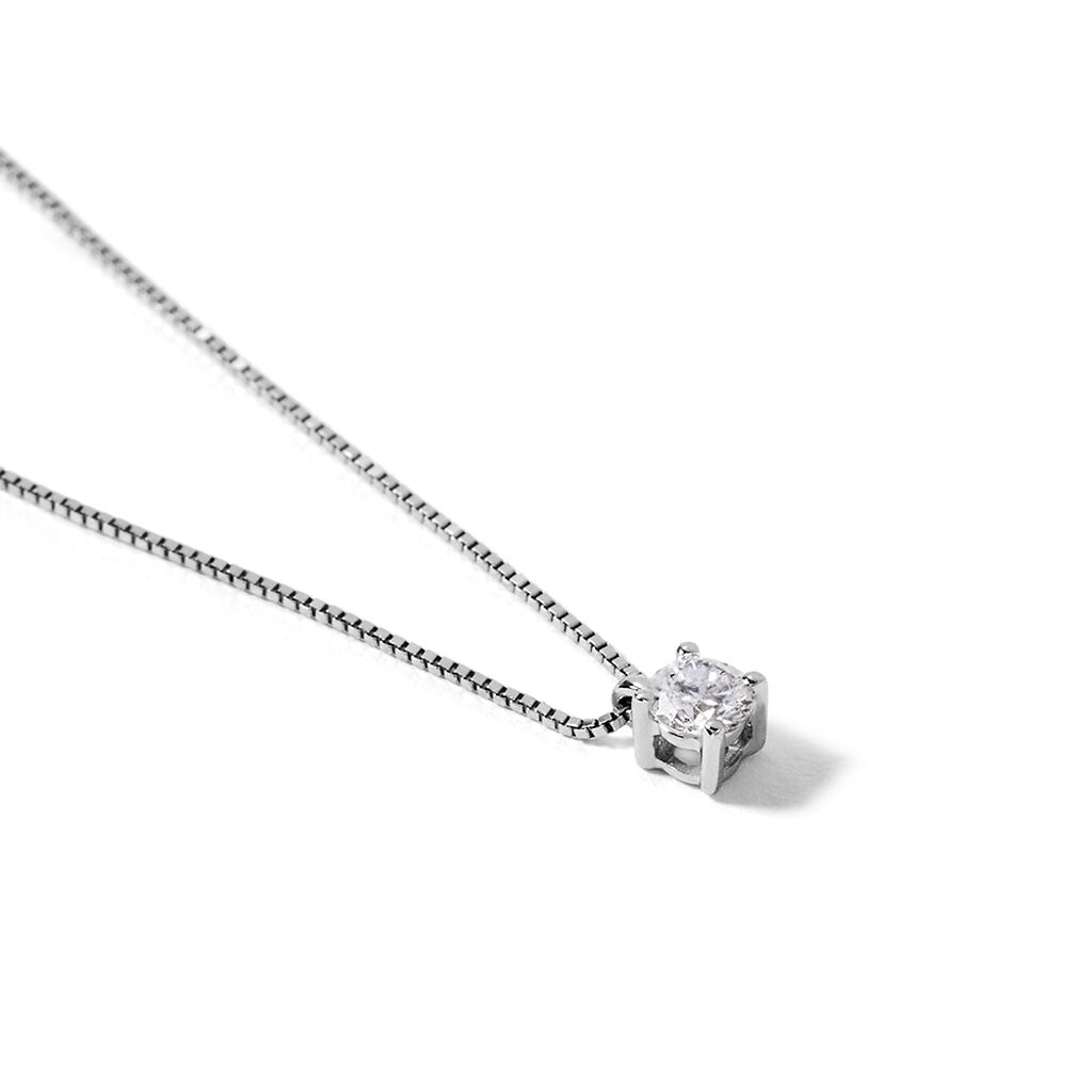 Collana Punto Luce Firmamenti Oro Bianco Diamante - Collane Punto Luce Donna | Stroili