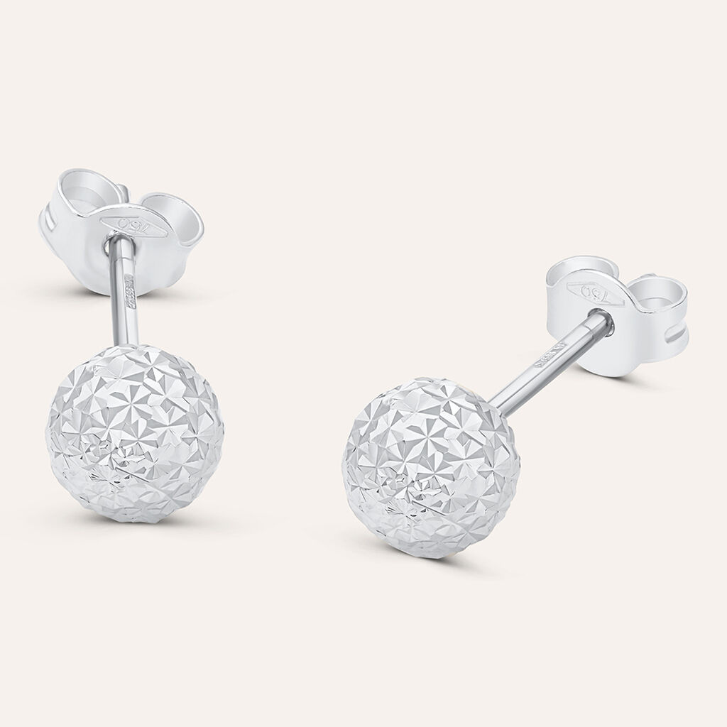 Orecchini Lobo Golden Lover Oro Bianco - Orecchini a Lobo Donna | Stroili
