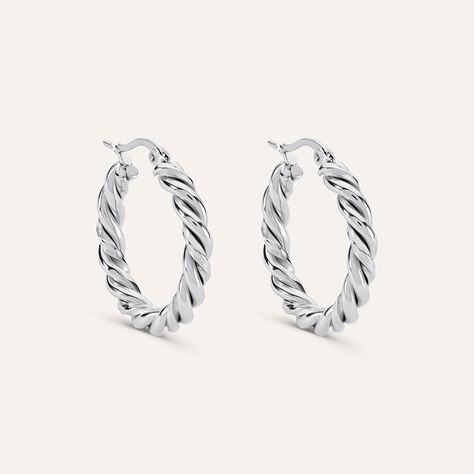 Orecchini A Cerchio Moonlight Acciaio - Orecchini a Cerchio Donna | Stroili