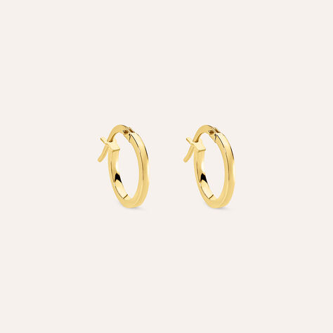 Orecchini A Cerchio Toujours Oro Giallo - Orecchini a Cerchio Donna | Stroili