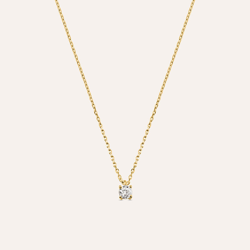 Collana Punto Luce Grace Oro Giallo Diamante - Collane Punto Luce Donna | Stroili