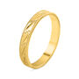 Fede Classica Diamantata 3 mm Oro Giallo
