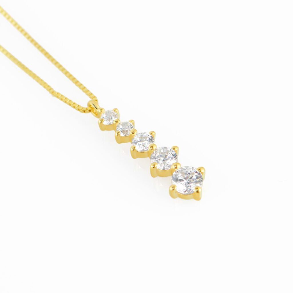 Collana Claire Oro Giallo Cubic Zirconia - Collane Donna | Stroili