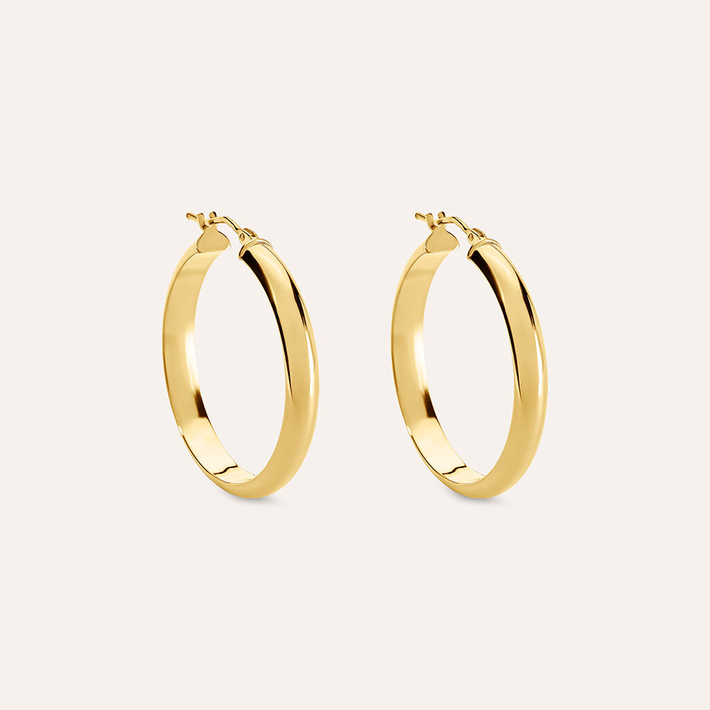 Orecchini A Cerchio Toujours Oro Giallo
