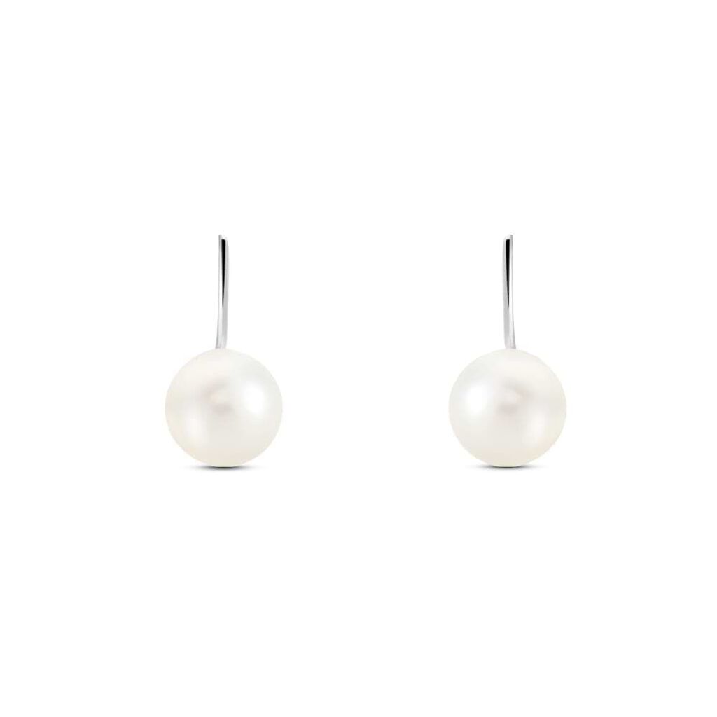 Orecchini Pendenti Silver Pearls Argento Rodiato Perla sintentica