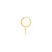 Mono Orecchino A Cerchio Toujours Oro Giallo Cubic Zirconia - Mono Orecchino Donna | Stroili