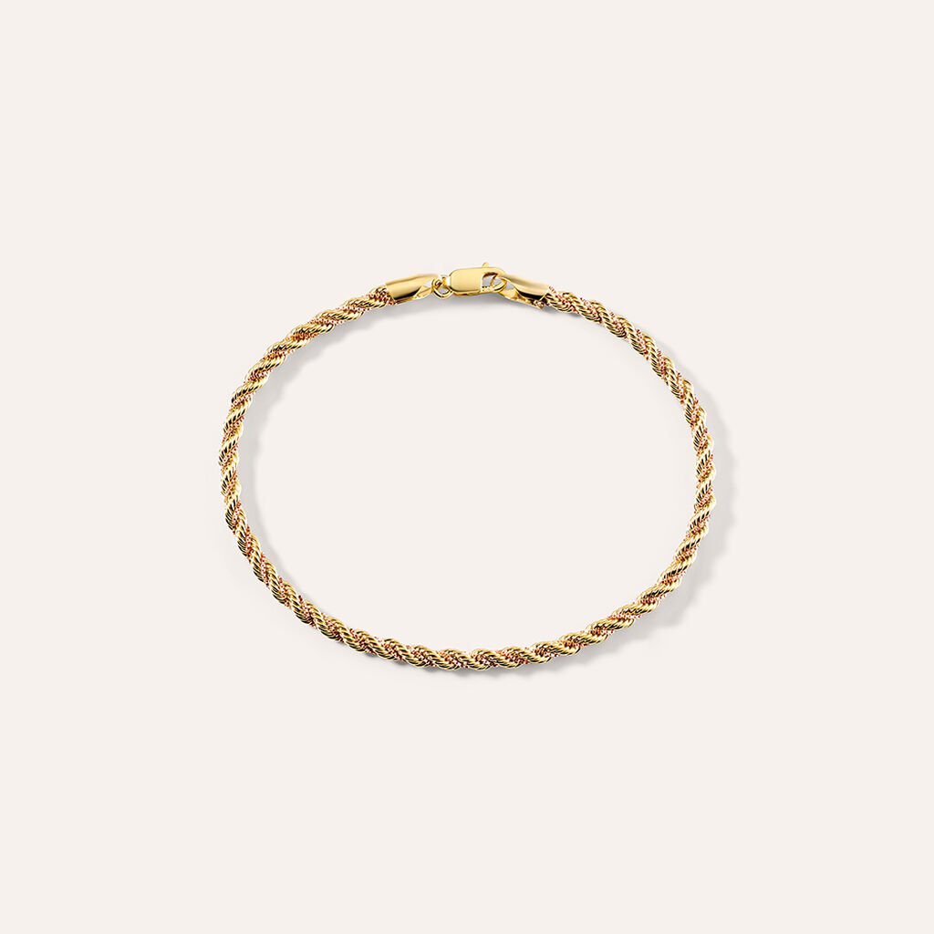 Bracciale Catena Colette Oro Bicolore Giallo / Rosa