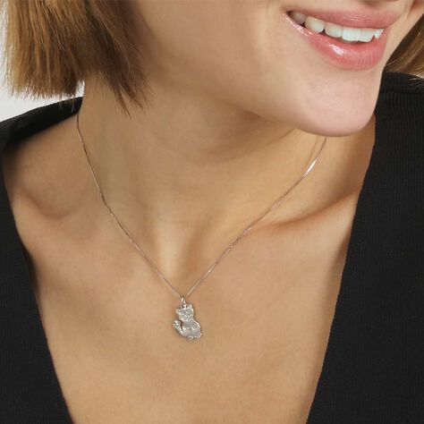 Pendente Love Beats Argento Rodiato - Ciondoli con Incisione Donna | Stroili