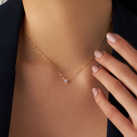 Collana Punto Luce Claire Oro Giallo Cubic Zirconia - Collane Punto Luce Donna | Stroili