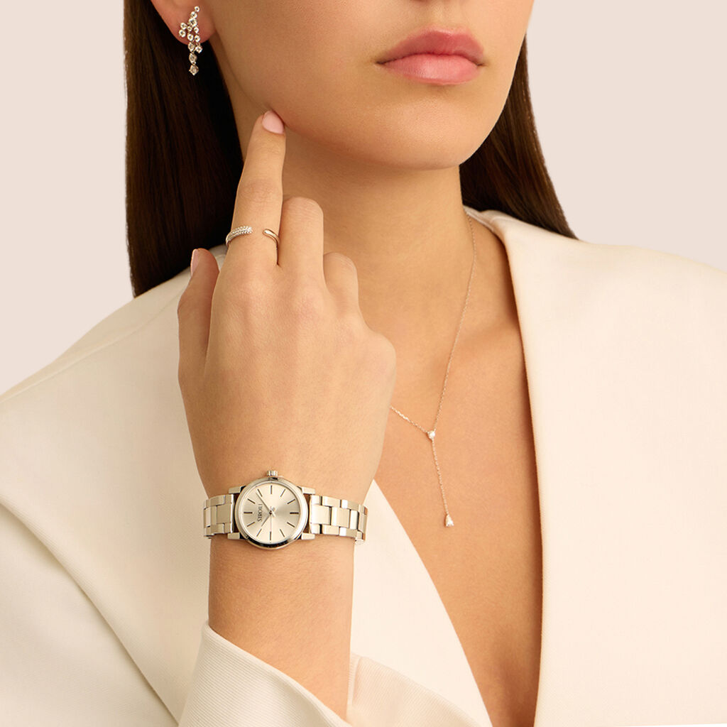 Anello Contrarie Claire Oro Bianco Cubic Zirconia