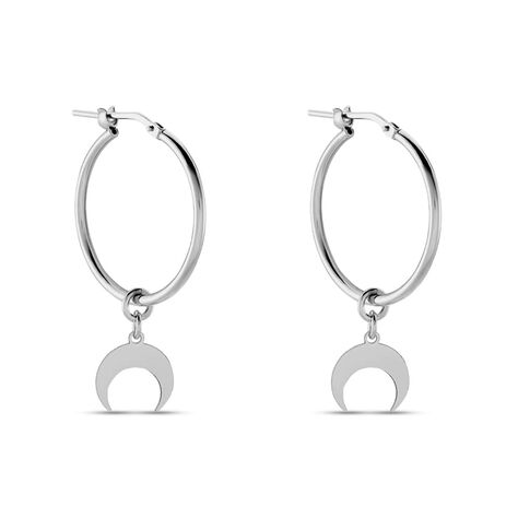 Orecchini A Cerchio Silver Collection Argento Rodiato - Orecchini a Cerchio Donna | Stroili