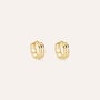 Orecchini A Cerchio Toujours Oro Giallo Cubic Zirconia