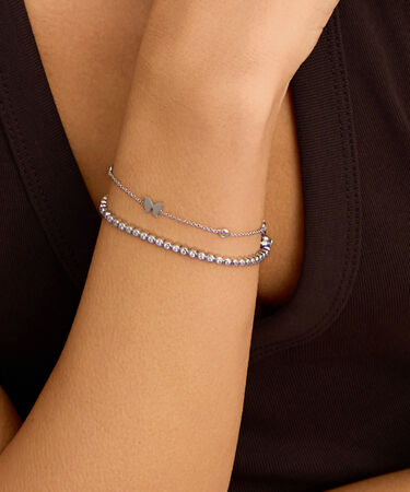 Bracciale Tennis Silver Elegance Argento Rodiato Cubic Zirconia