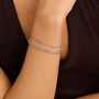 Bracciale Tennis Silver Elegance Argento Rodiato Cubic Zirconia