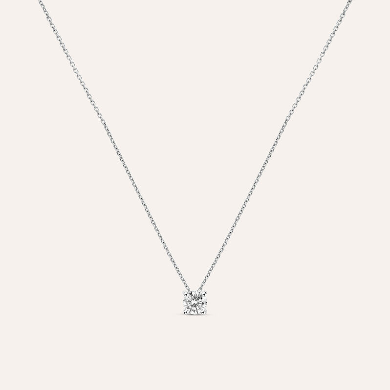 Collana Punto Luce Diamade Oro Bianco Diamante Lab-Grown - Collane Punto Luce Donna | Stroili