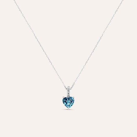 Collana Punto Luce Amélie Oro Bianco Topazio Cubic Zirconia - Collane Punto Luce Donna | Stroili