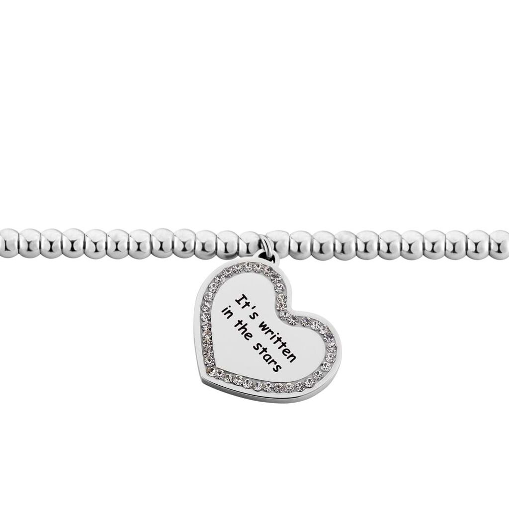 Bracciale Lady Message Acciaio Destiny e Cristalli - Bracciali Donna | Stroili