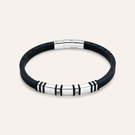 Bracciale Man Code Acciaio Cubic Zirconia - Bracciali Uomo | Stroili