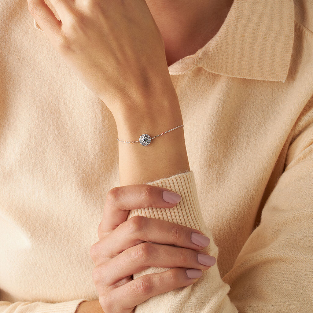 Bracciale Punto Luce Silver Elegance Argento Rodiato Cubic Zirconia