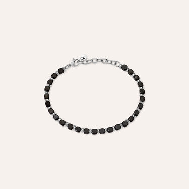 Bracciale Man Code Acciaio Bicolore Bianco / Nero
