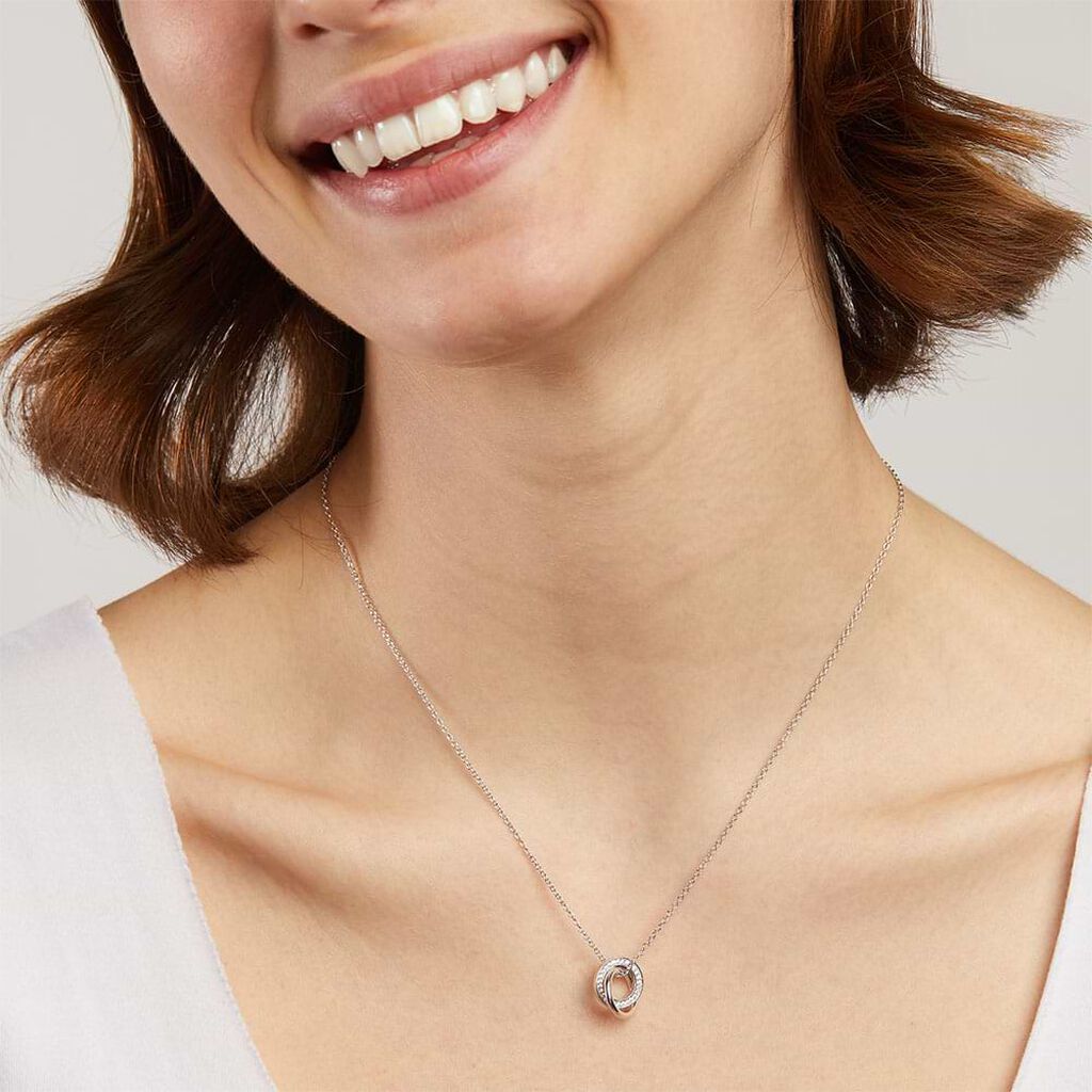 Collana Silver Shine Argento Rodiato Cubic Zirconia - Collane Donna | Stroili