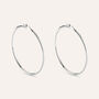 Orecchini A Cerchio Toujours Oro Bianco