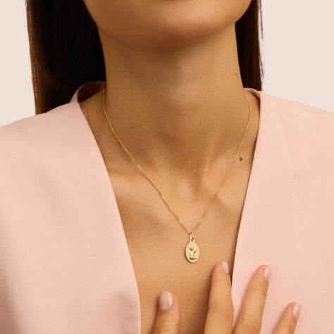 Pendente Holy Oro Giallo - Ciondoli con Incisione Unisex | Stroili