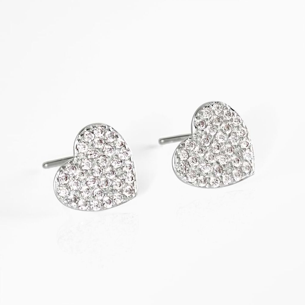 Orecchini Lobo Silver Moments Argento Rodiato Cubic Zirconia