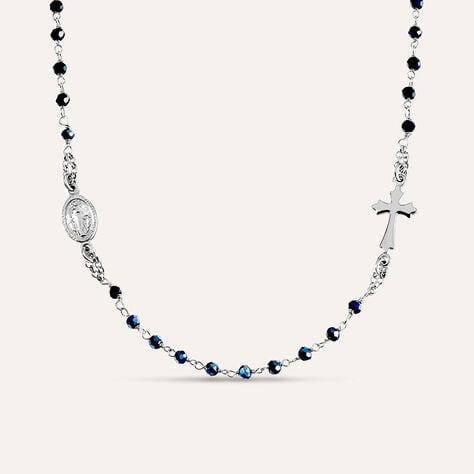 Collana Rosario Silver Soul Argento Rodiato Cristallo - Collane Rosario Donna | Stroili