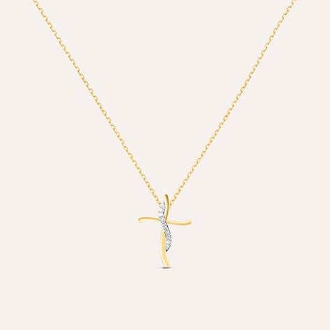 Collana Sophia Oro Giallo Diamante - Collane Donna | Stroili