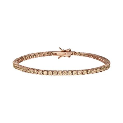 Bracciale Tennis Silver Rainbow Argento Rosa Cubic Zirconia - Bracciali Tennis Donna | Stroili