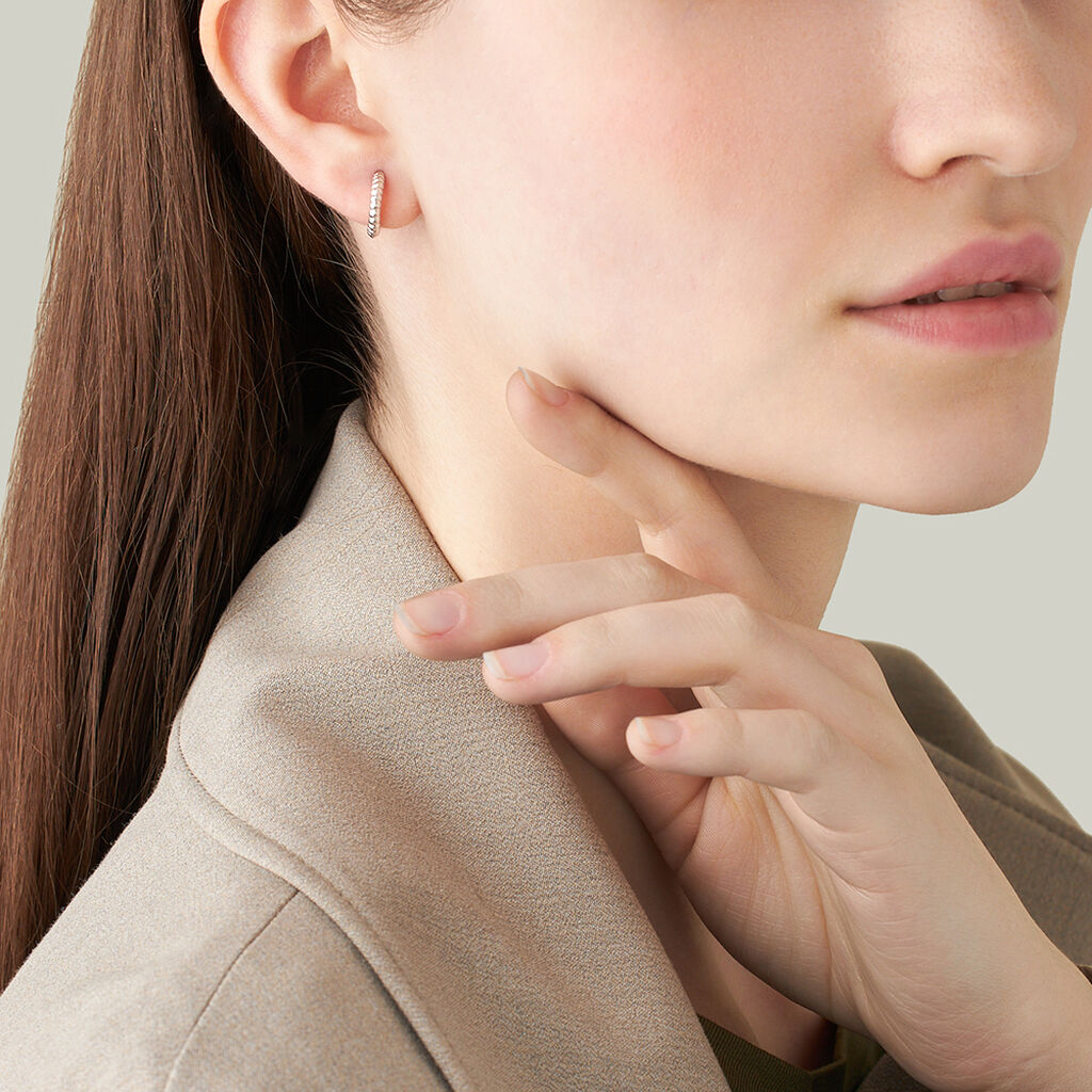 Orecchini A Cerchio Silver Collection Argento Rodiato - Orecchini a Cerchio Donna | Stroili
