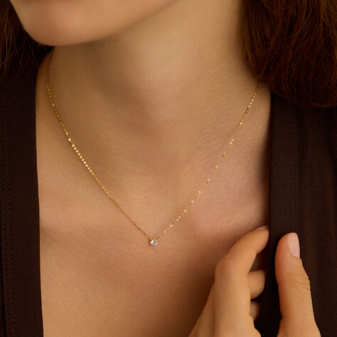 Collana Punto Luce Claire Oro Giallo Cubic Zirconia - Collane Punto Luce Donna | Stroili