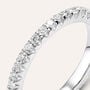 Fede Classica Eternity 2.4 mm Oro Bianco Diamante