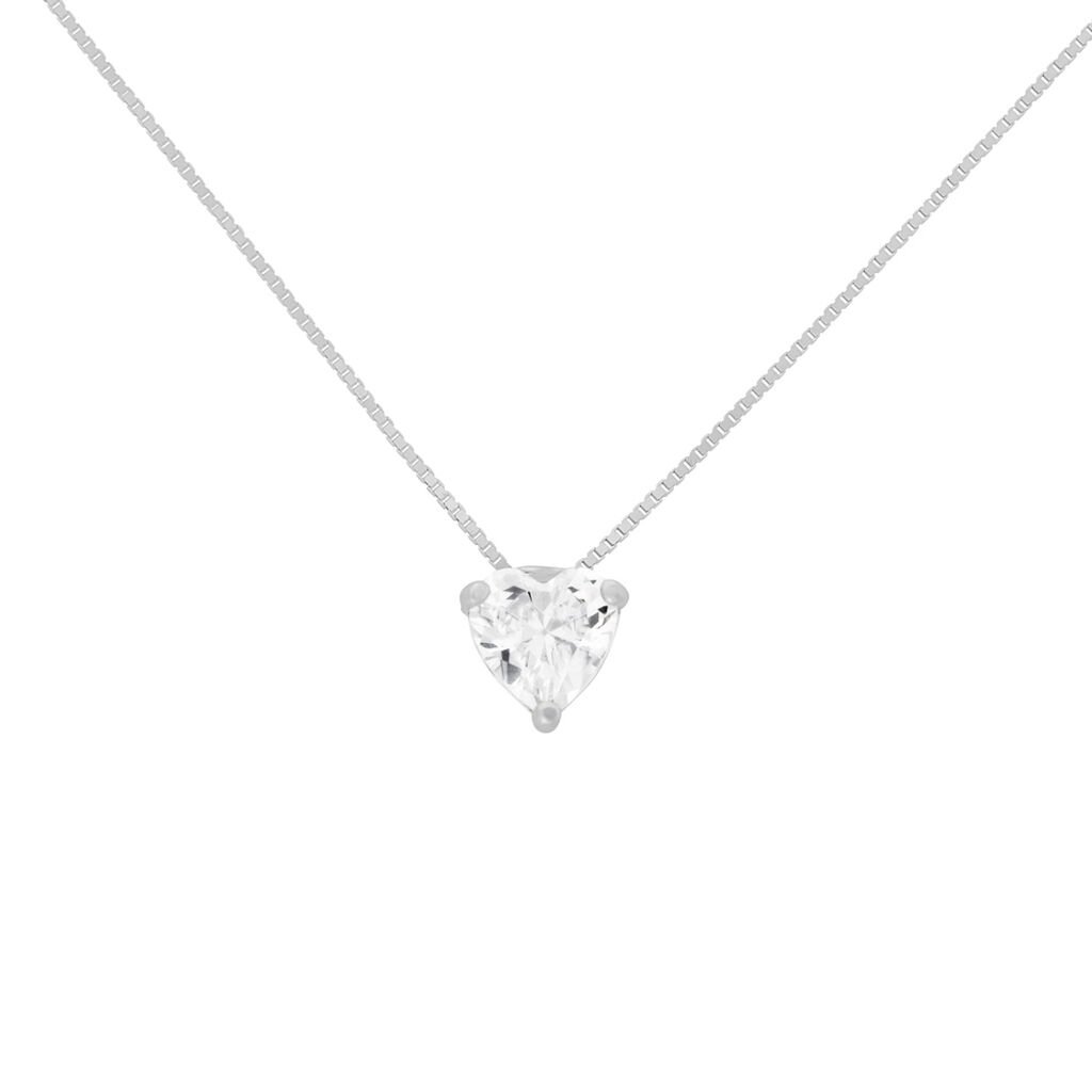 Collana Punto Luce Claire Oro Bianco Cubic Zirconia - Collane Punto Luce Donna | Stroili