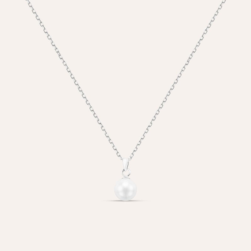 Collana Silver Pearls Argento Rodiato Perla sintentica - Collane Donna | Stroili